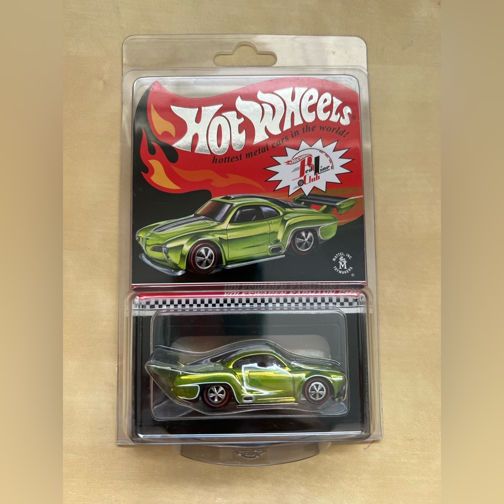 Hot Wheels RLC 2013 Volkswagen Karmann Ghia Green RARE